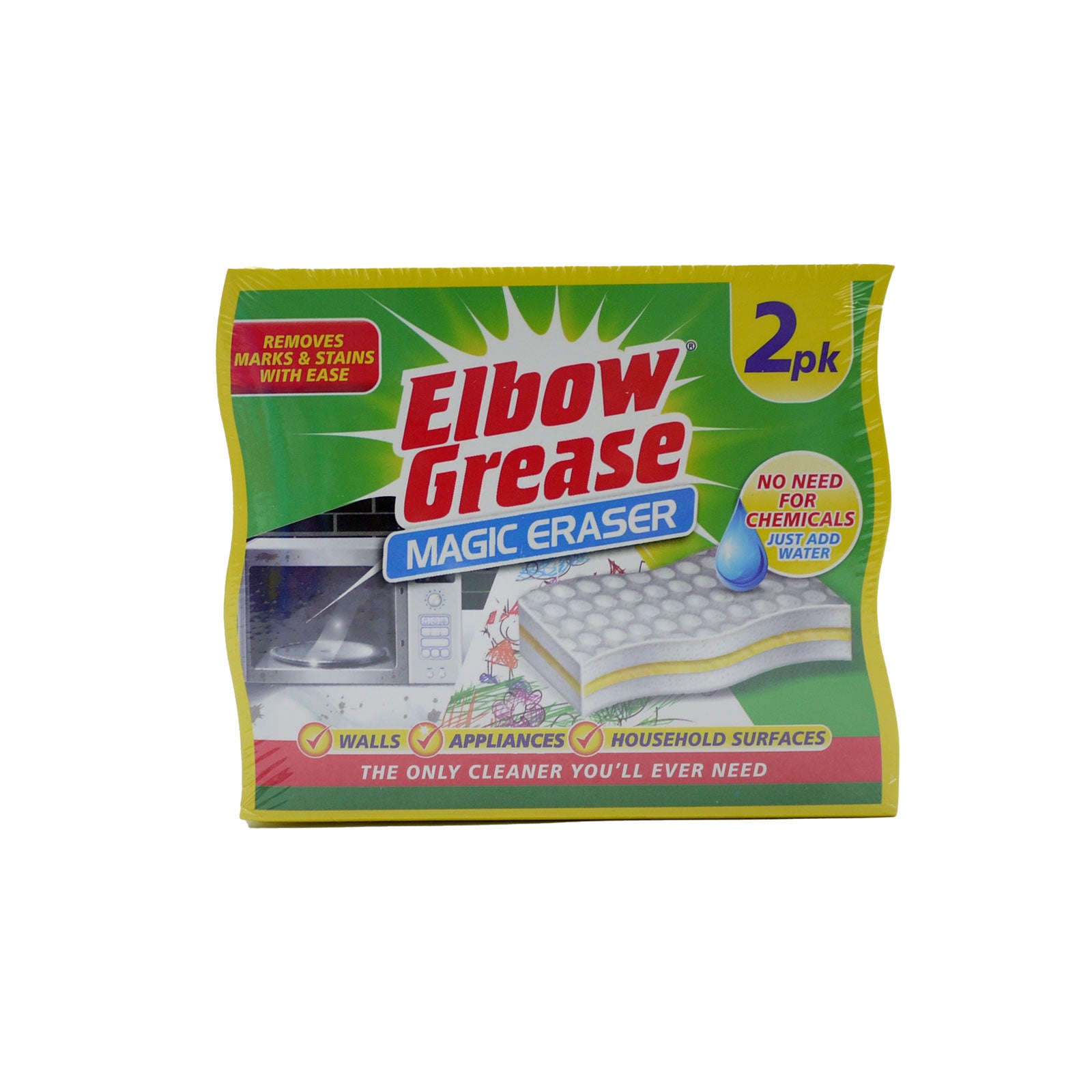 Elbow Grease Magic Eraser 2Pack | Affordable & Durable - Product Image Elbow Grease Magic Eraser 2Pack | Affordable & Durable - Product Image
